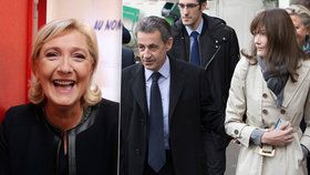 Le Penová se směje, Sarkozy pláče. Do prezidentského paláce se nevrátí 