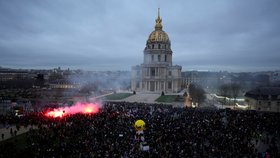 Protest ve Francii. (31.1.2023)
