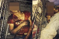 Fotografie, které znechutily svět: Mladého Roma mučili a nechali umírat v nákupním košíku