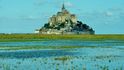 Ostrov Mt. Saint Michel v Normandii