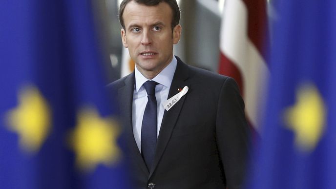 Macron na summitu EU v Bruselu