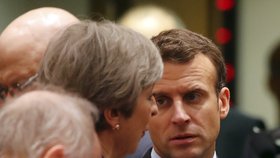 Macron na summitu EU v Bruselu