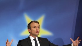 Macron na summitu EU v Bruselu