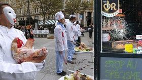 Útoky veganů na řezníky se ve Francii stupňují.