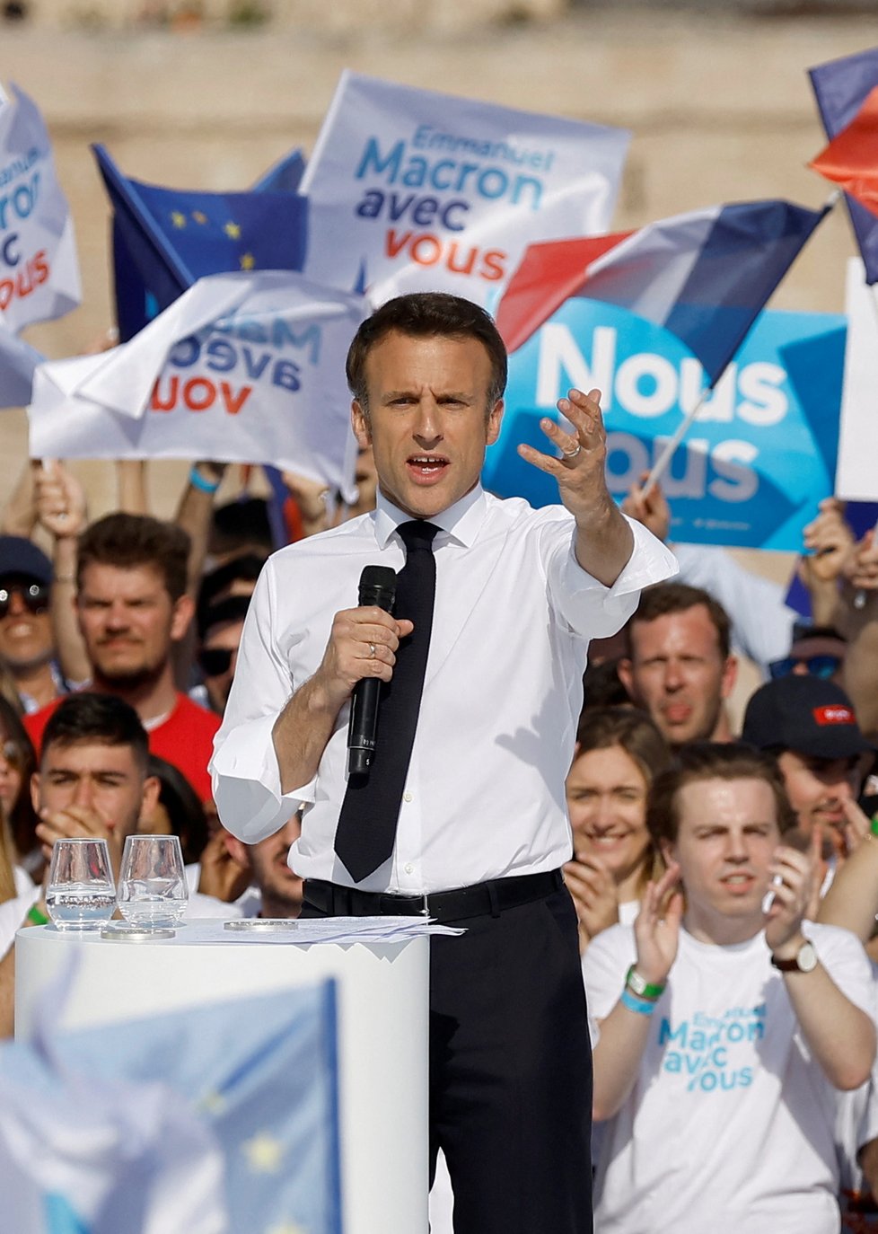 Francouzský prezident Emmanuel Macron.