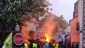 Prezidentské volby ve Francii: Protesty v Rennes