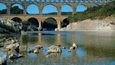 Pont du Gard přestal být používán v devátém století.