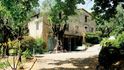 Zahrada u sídla Pierre Auguste Renoira v Les Colettes. Olivovník před domem je na svém místě dodnes.