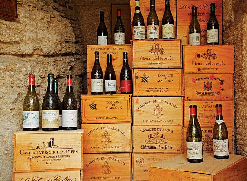 Vinné sklepy Châteauneuf-du-Pape