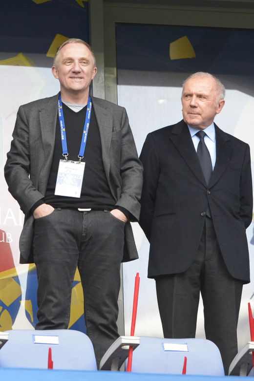 François Pinault a jeho syn François-Henri Pinault François Pinault a jeho syn François-Henri Pinault