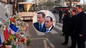 „Způsobíme ISIS co největší škody," pronesl Hollande po pietě u Bataclanu