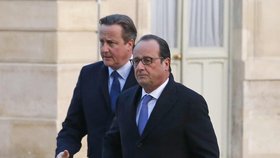 V Paříži se nedávno sešli francouzský prezident Hollande a briský premiér Cameron.