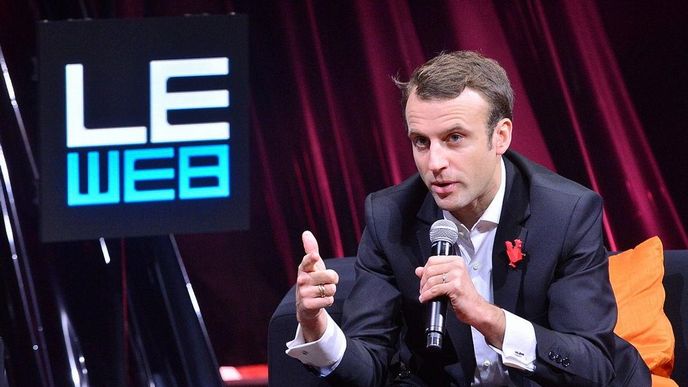 francouzský ministr hospodářství Emmanuel Macron