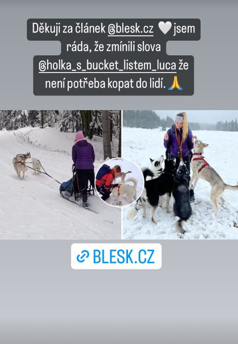 Poděkování Blesk.cz