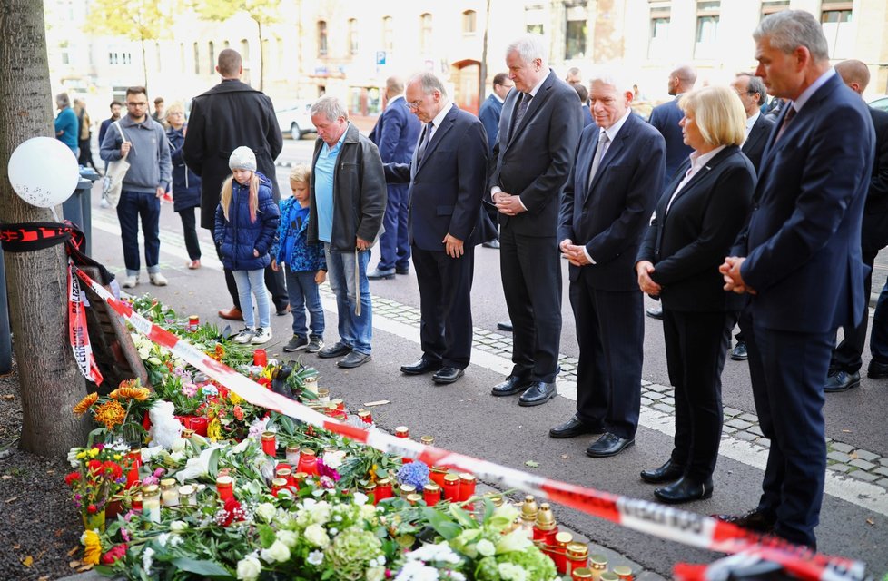 Německý prezident vyzval po útoku v Halle k solidaritě s Židy (10. 10. 2019).