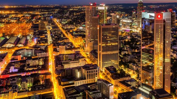 Frankfurt nad Mohanem, finanční centrum eurozóny