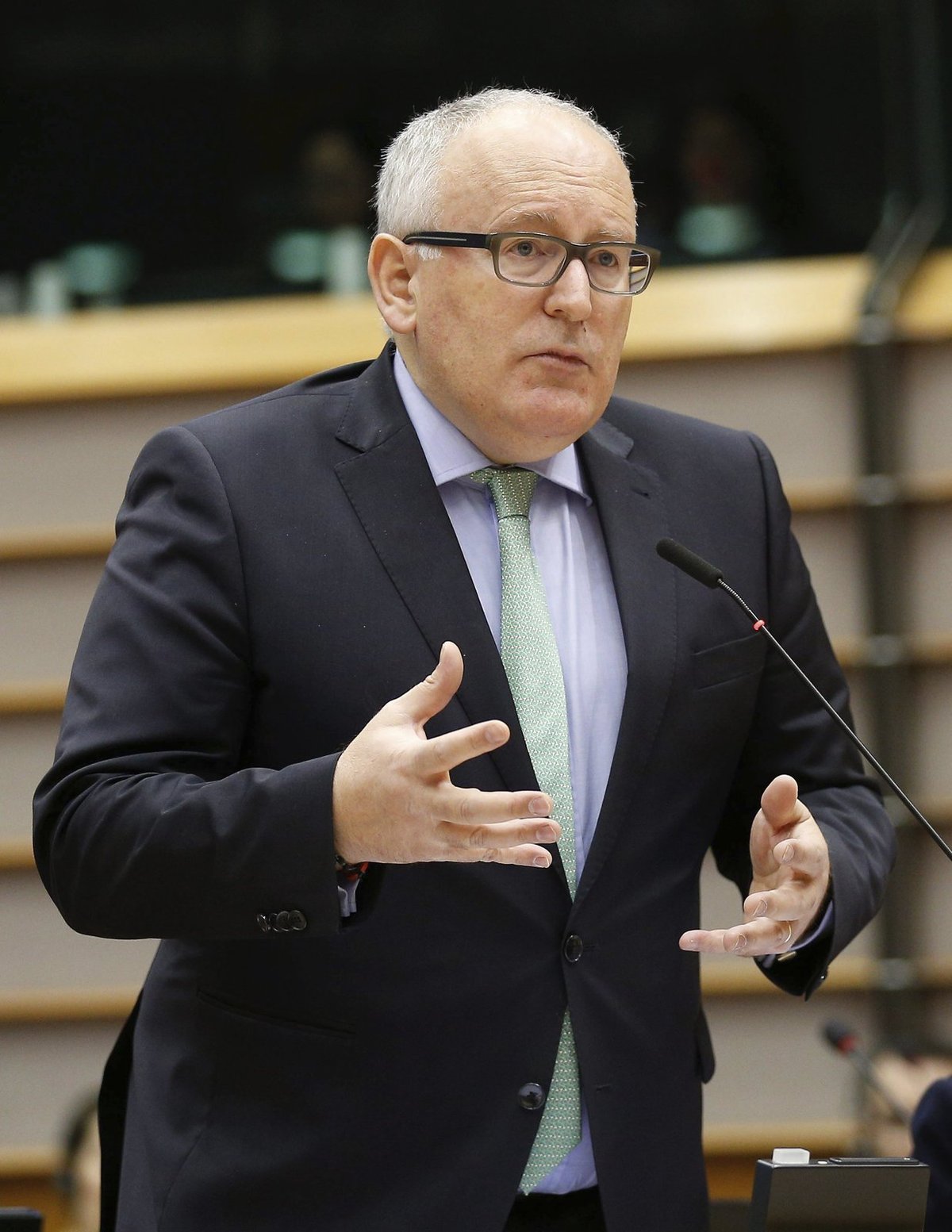 O Turecku se debatovalo i v Bruselu. Na snímku místopředseda Evropské komise Frans Timmermans