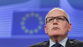 Místopředseda Evropské komise Timmermans