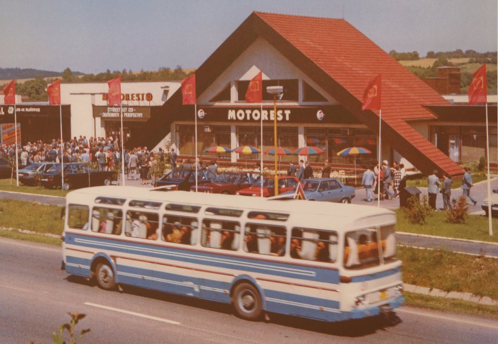 V osmdesátých letech byla obec turisticky lákavá...