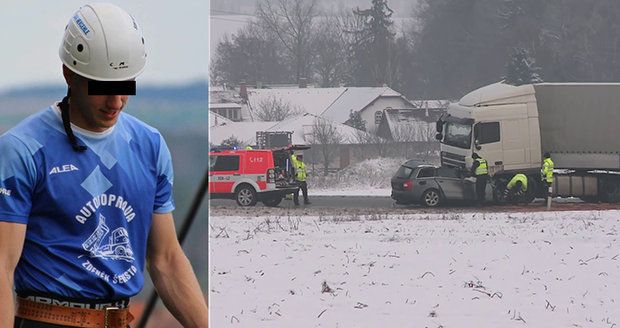 Mladý hasič Fanda (†19) vjel kamionu přímo pod kola: Náraz neměl šanci přežít