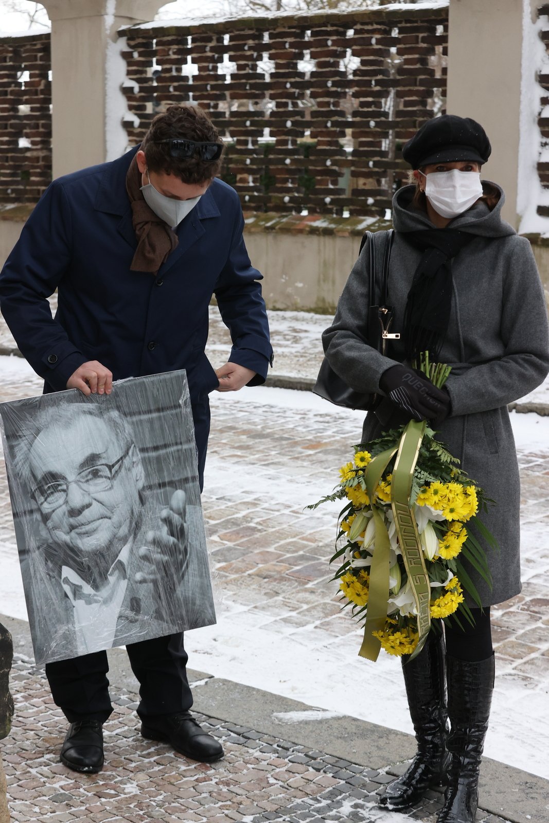 Pohřeb Františka Filipa na pražském Vyšehradě.