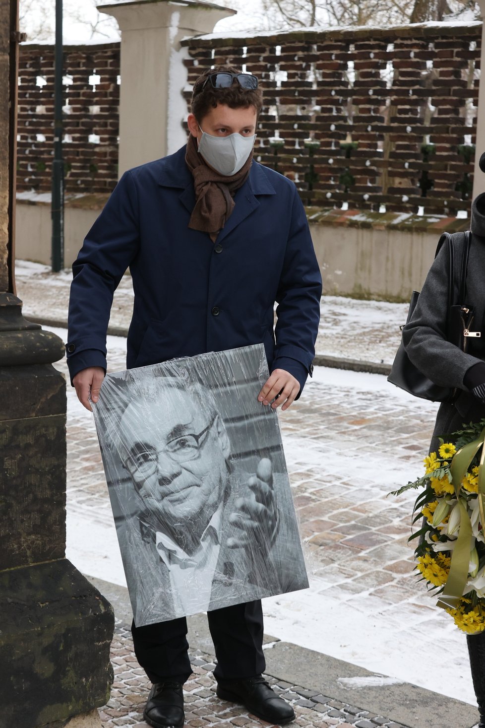 Pohřeb Františka Filipa na pražském Vyšehradě.