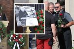 Pohřeb Havlova někdejšího bodyguarda Františka Kollmana: Dorazil i Onřej Vetchý (7. 9. 2023)