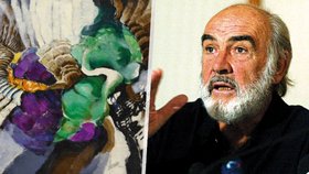 Za necelých 123 milionů se vydražil obraz Františka Kupky, který měl ve vlastnictví zesnulý herec Sean Connery.