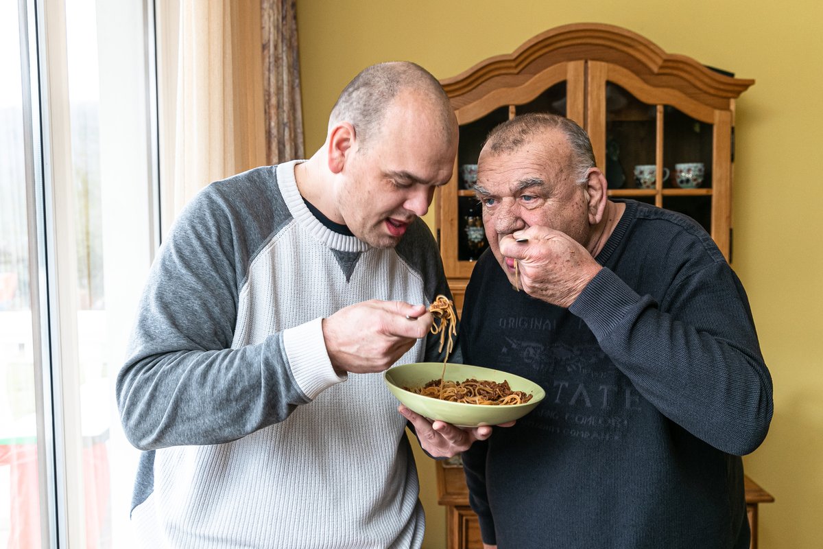 František Nedvěd se synem Vojtou