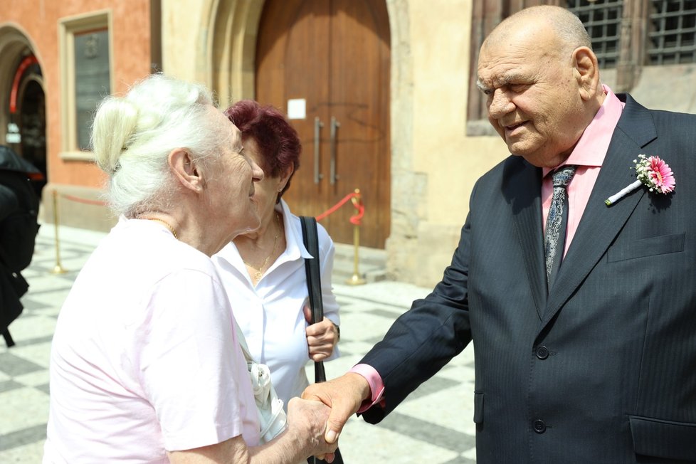 Zlatá svatba Františka Nedvěda