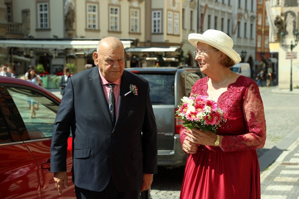 Zlatá svatba Františka Nedvěda