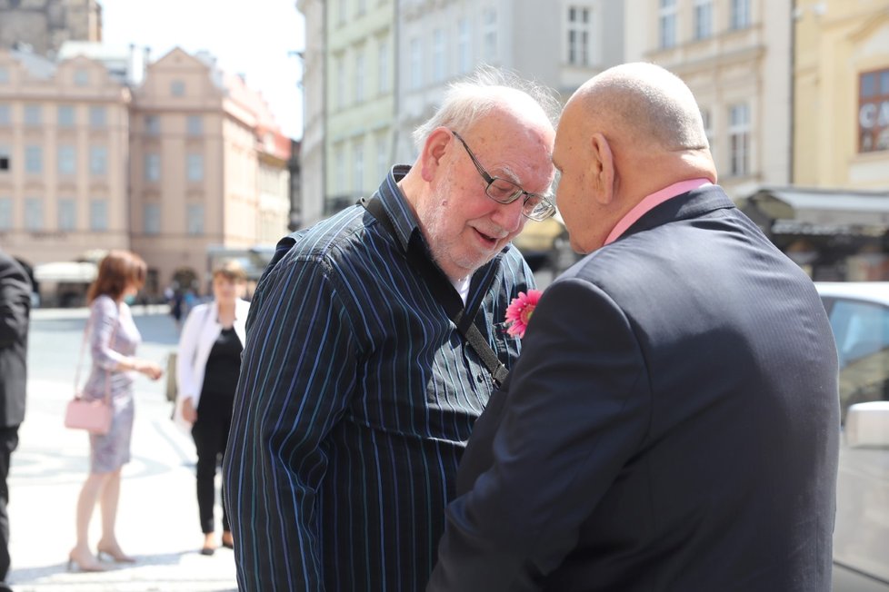 Zlatá svatba Františka Nedvěda: Usmíření bratrů