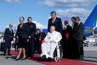 Papež František řeší v Marseille nápor migrantů ve Středozemním moři. Jejich odmítání má za hříšné