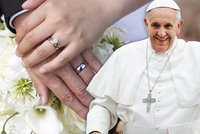Haleluja: Papež František bude oddávat zamilované páry!