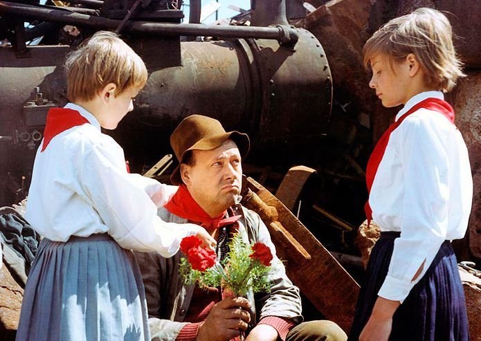 František Řehák ve filmu Skřivánci na niti (1969).