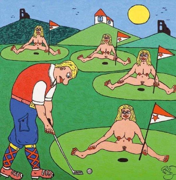 Obraz Františka Ringo Čecha: Nuda Golf Course