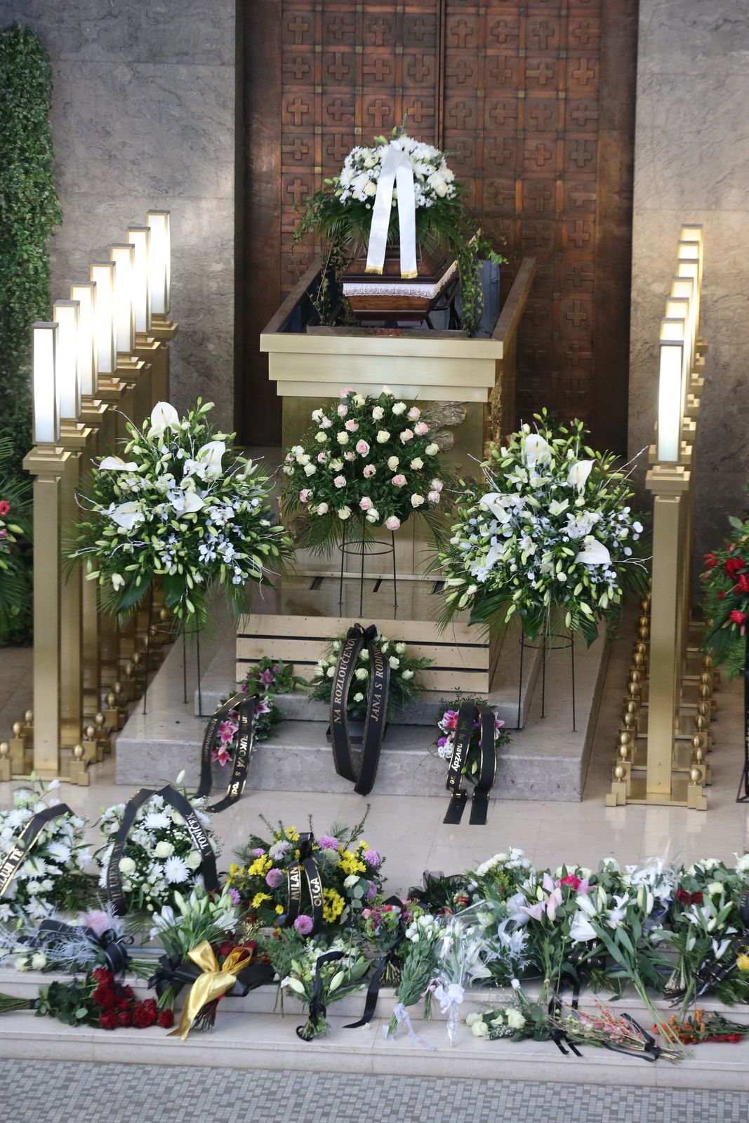 Pohřeb módní guru Blesku Františky Čížkové (†67) v pražských Strašnicích