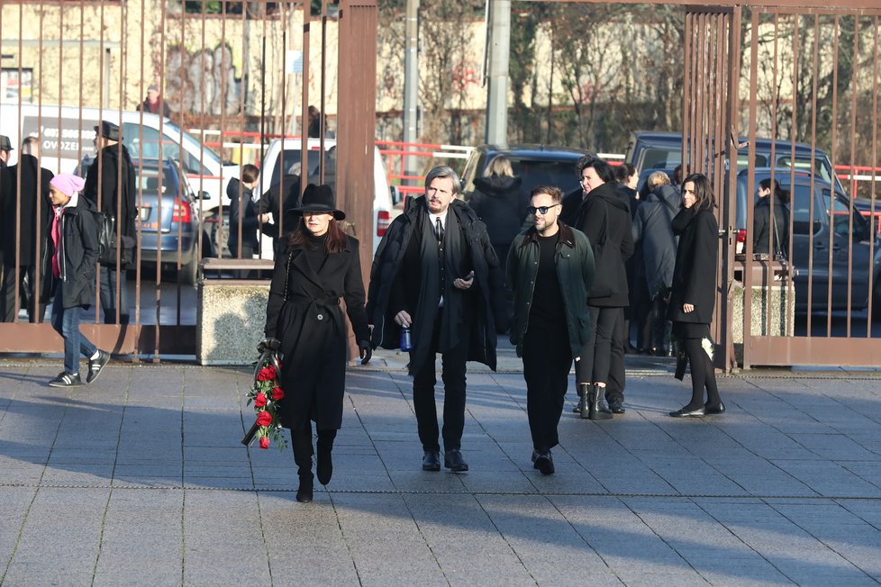 Pohřeb módní guru Blesku Františky Čížkové (†67) v pražských Strašnicích