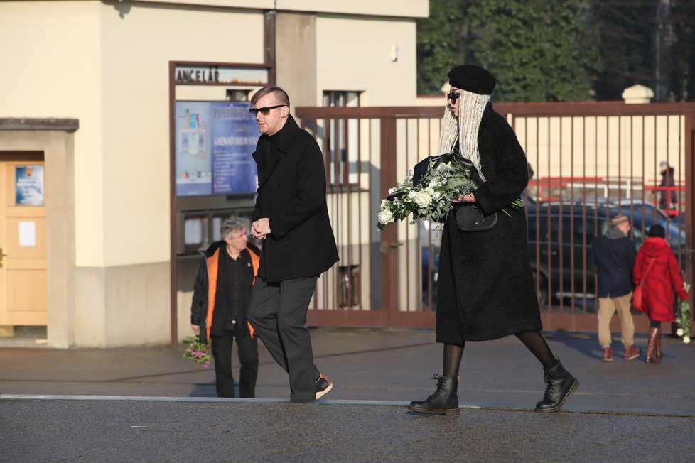 Pohřeb módní guru Blesku Františky Čížkové (†67) v pražských Strašnicích