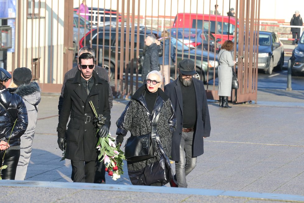 Pohřeb módní guru Blesku Františky Čížkové (†67) v pražských Strašnicích