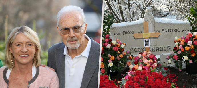Rodina Beckenbauera už pohřbila, leží vedle rodičů a syna.