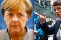 Válka žen: Kritička Merkelové nasupeně odešla. „Radikálové“ se hádají mezi sebou