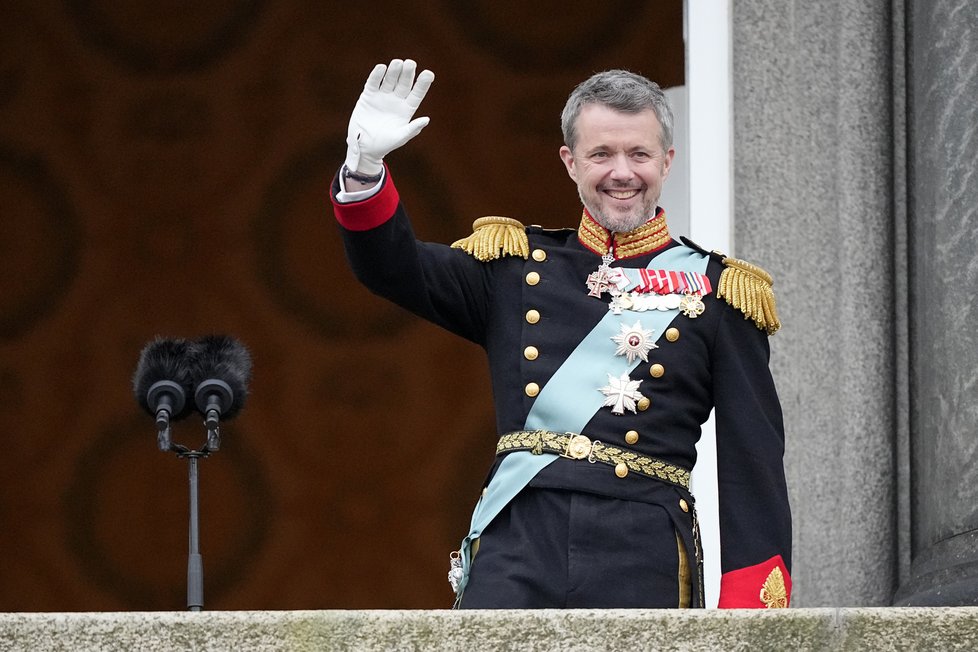 Nový dánský král Frederik X (14. 1. 2023)