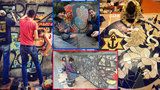 Čmáranice mění v umělecký skvost ze starých kachliček. Díla skupiny Free Mozaik objevíte hlavně v Praze 10