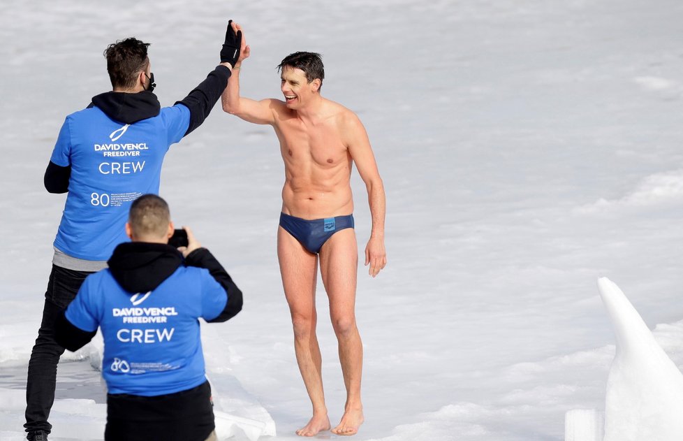 Freediver David Vencl.