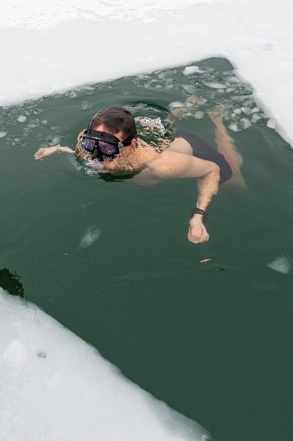 Freediver David Vencl.