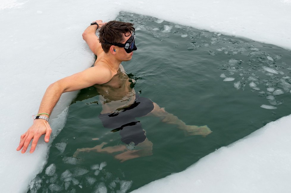 Freediver David Vencl.