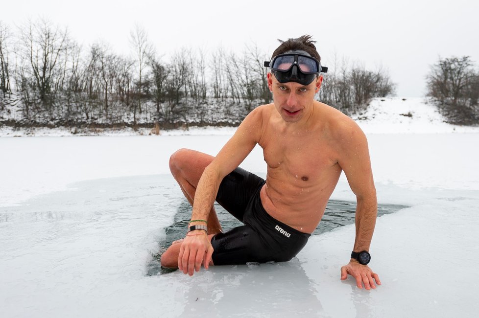 Freediver David Vencl.