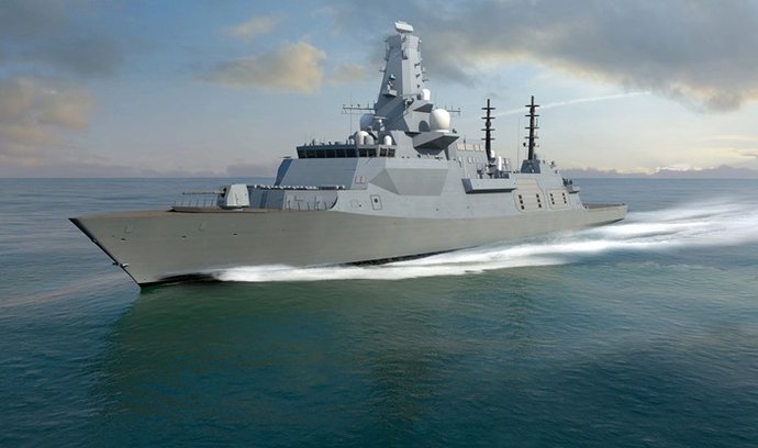 Královské námořnictvo zahájilo výrobu nové fregaty. Bude bojovat proti ponorkám