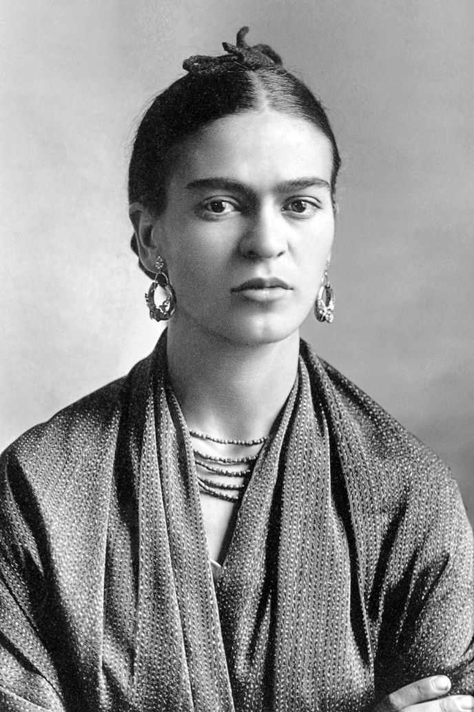 Frida Kahlo na fotografii pořízené jejím otcem. 